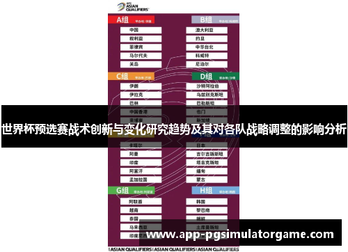 世界杯预选赛战术创新与变化研究趋势及其对各队战略调整的影响分析